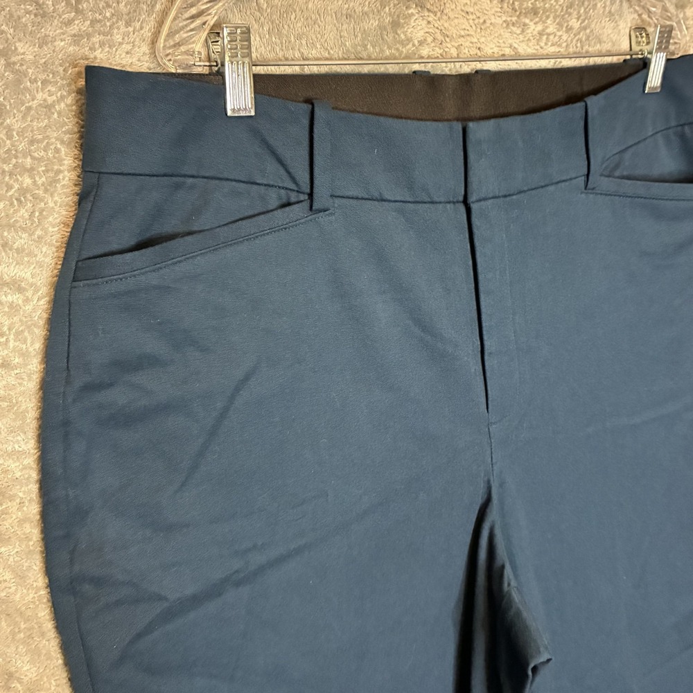 Ava & Viv Womens Cropped Dress Pants 2XL Plus Flat Front Office Workwear NWT
